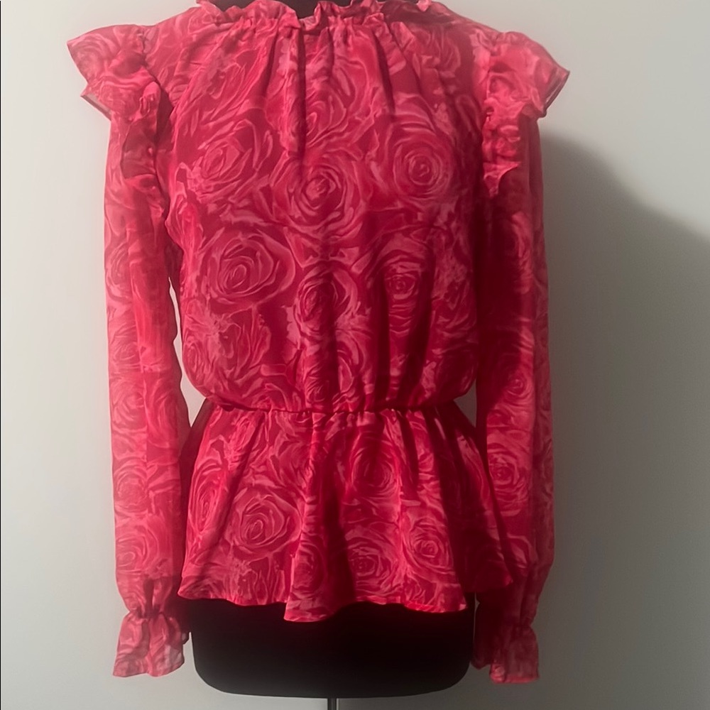 Floral Pink Blouse